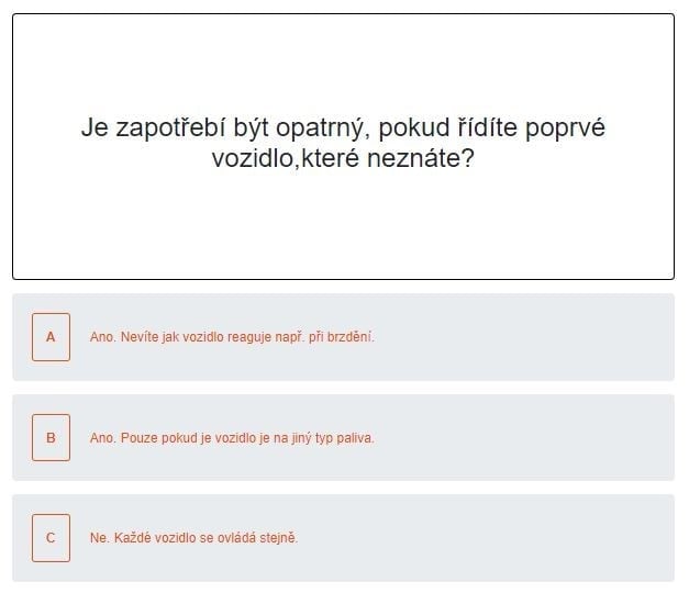 Nové otázky v testech v autoškole. Znáte na ně odpověď?