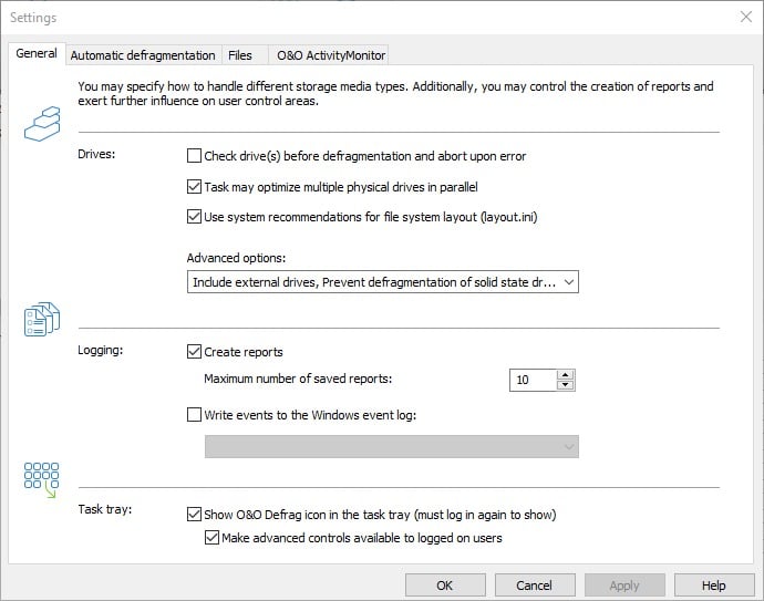 Defragmentace disku O&O Defrag 29
