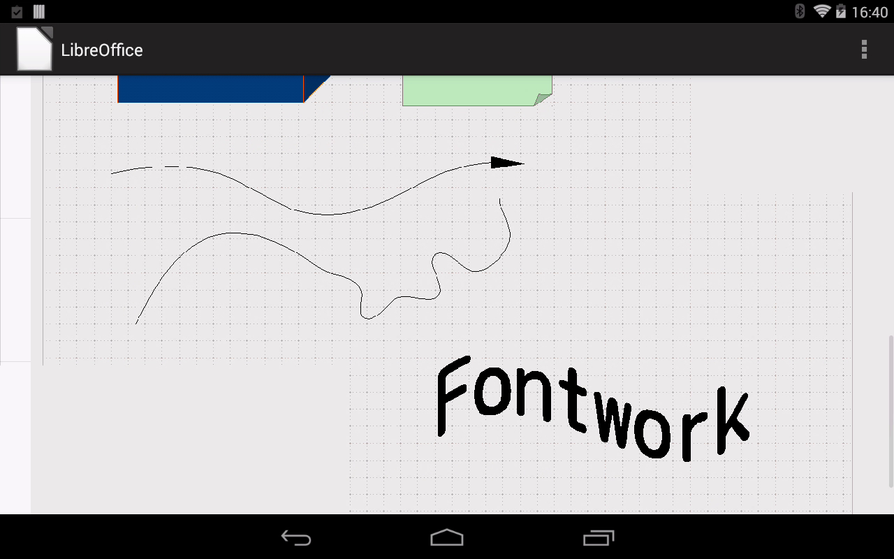Kresba a úprava písma v Draw.