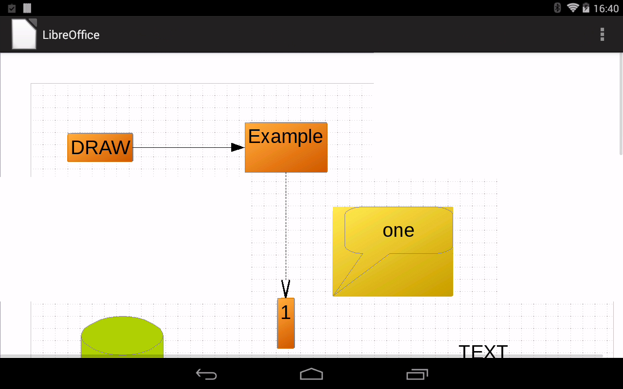 Ukázka kresby v Draw.