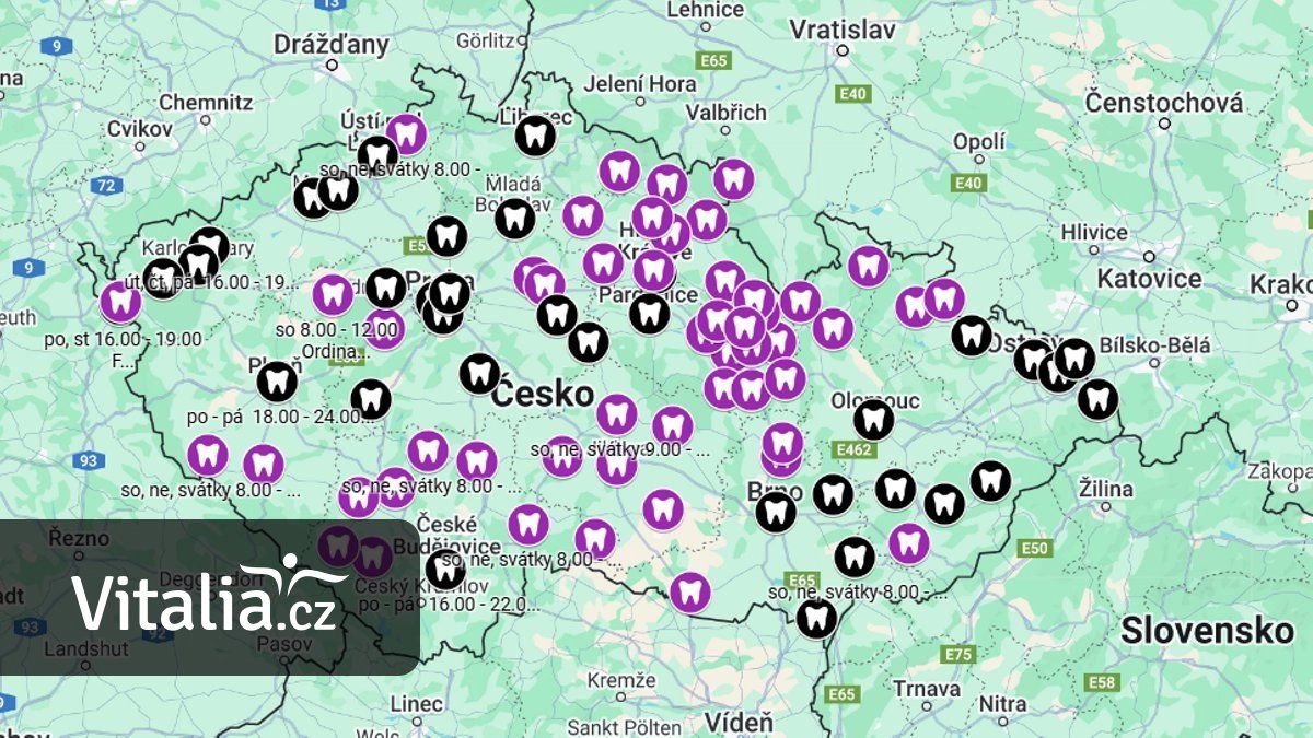Najít zubní pohotovost je snazší. Lidem s bolavým chrupem je ukáže online mapa