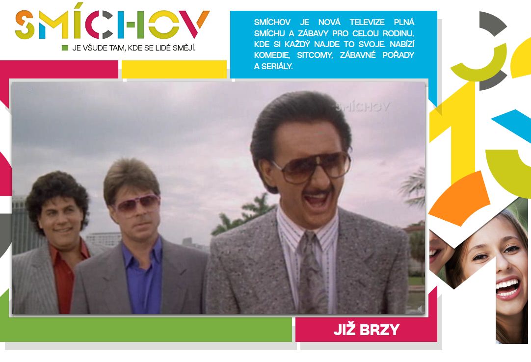 Webová stránka chystané televize Smíchov.