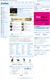 <p>Bývalá podoba portálu Atlas.cz</p>