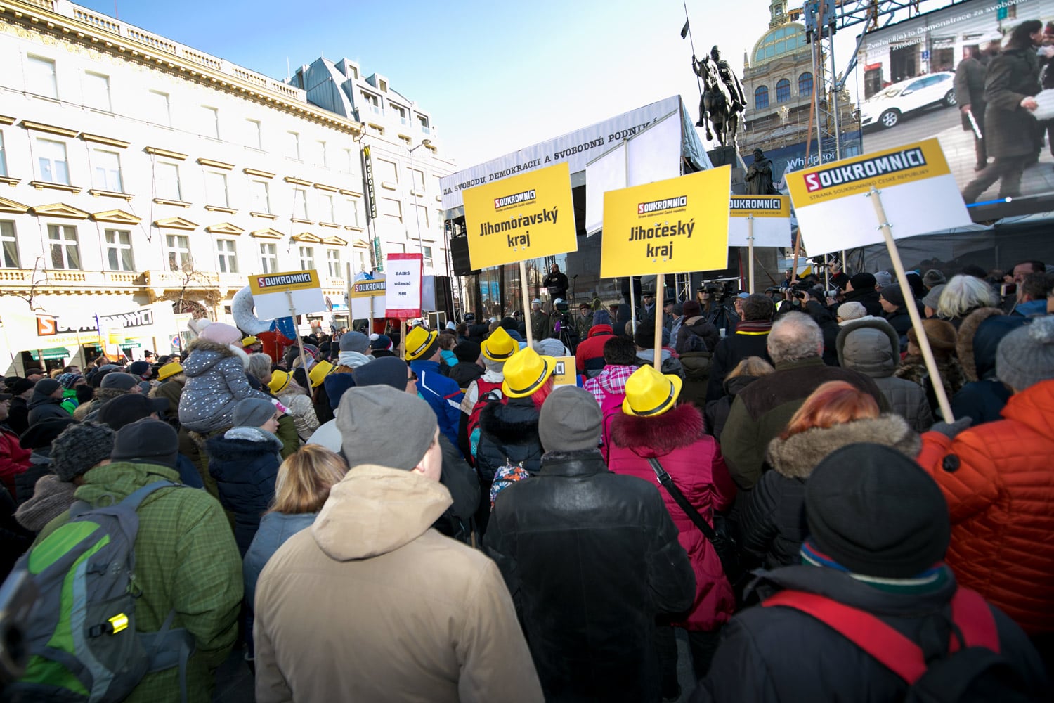 Demonstrace za svobodu, demokracii a svobodné podnikání