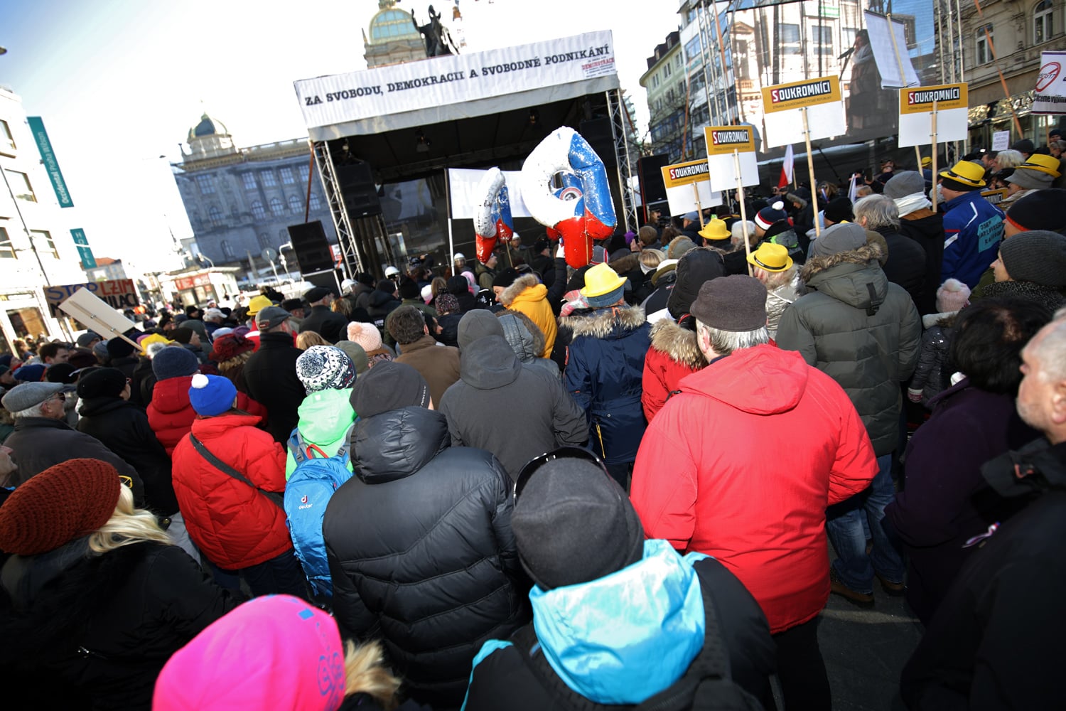 Demonstrace za svobodu, demokracii a svobodné podnikání
