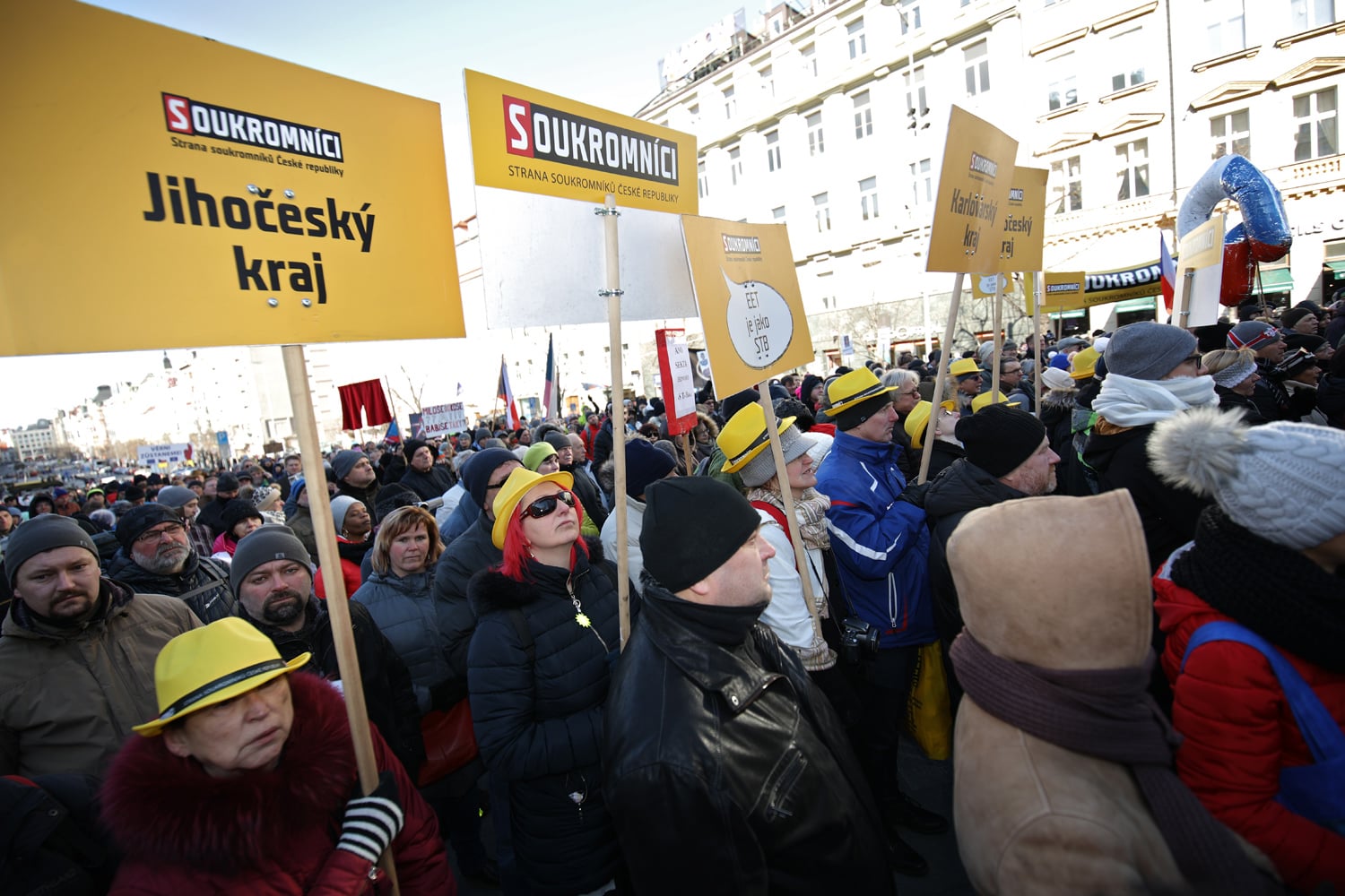 Demonstrace za svobodu, demokracii a svobodné podnikání