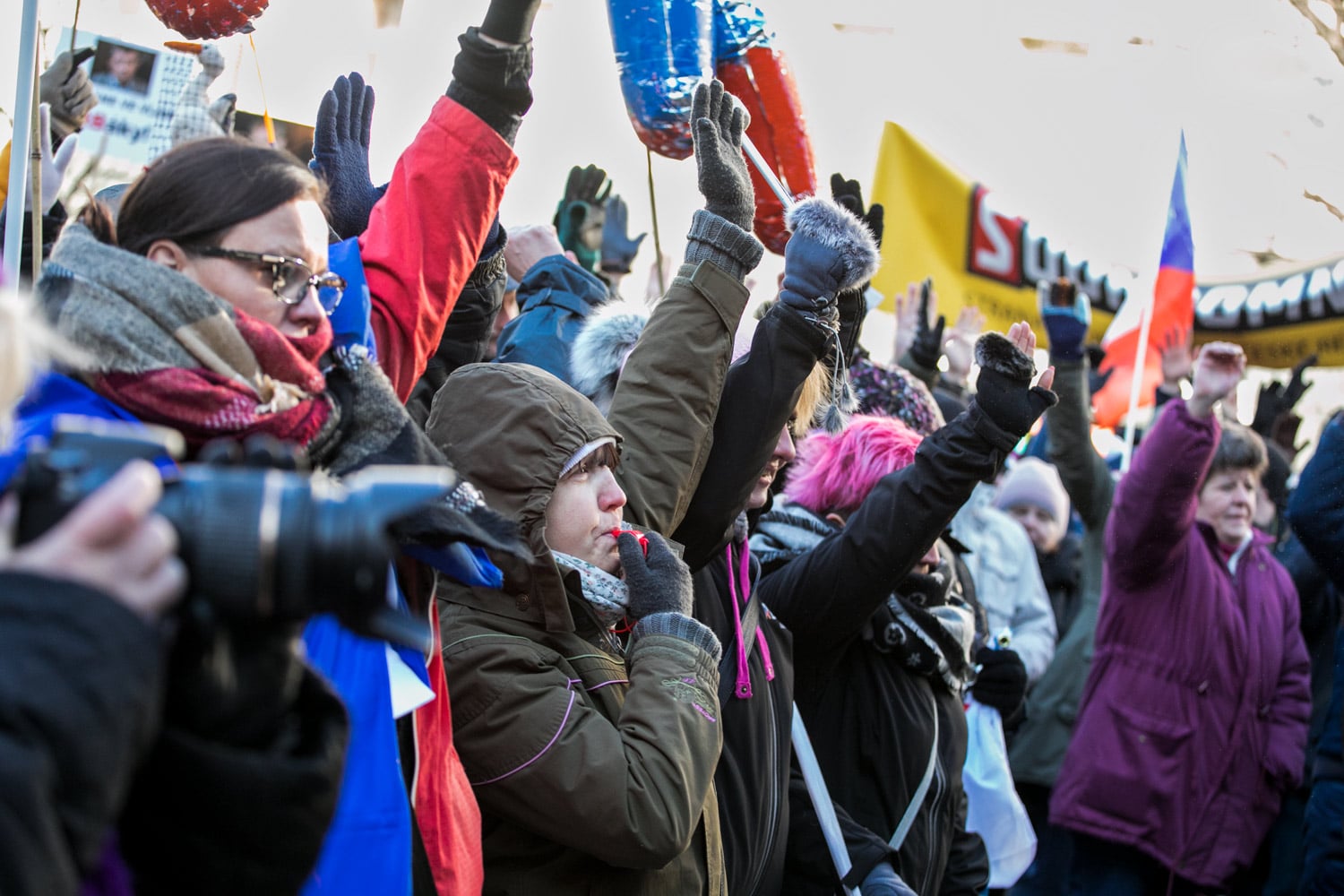 Demonstrace za svobodu, demokracii a svobodné podnikání