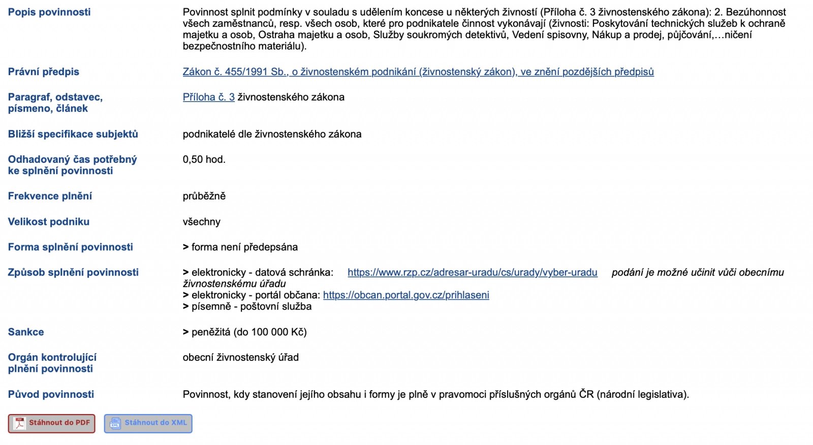 Jak vypadá nová Databáze informačních povinností