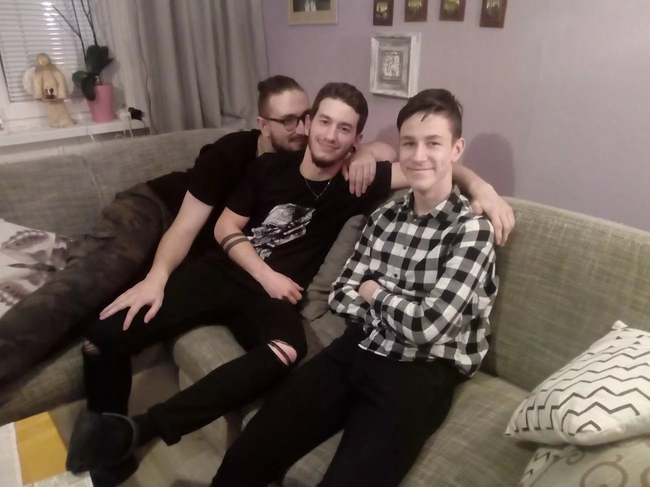 S oběma staršími bratry