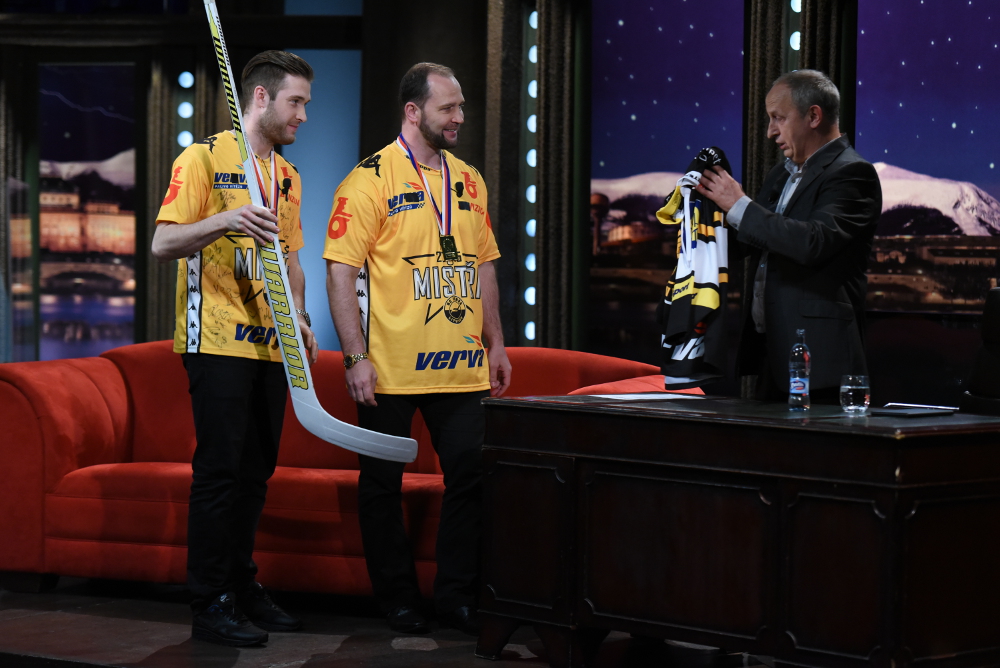 Hokejisté Litvínova hosty Show Jana Krause na Primě