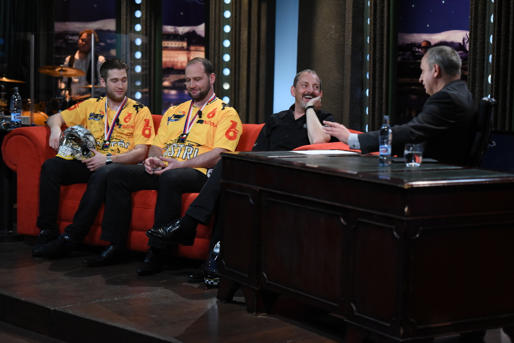 Hokejisté Litvínova hosty Show Jana Krause na Primě