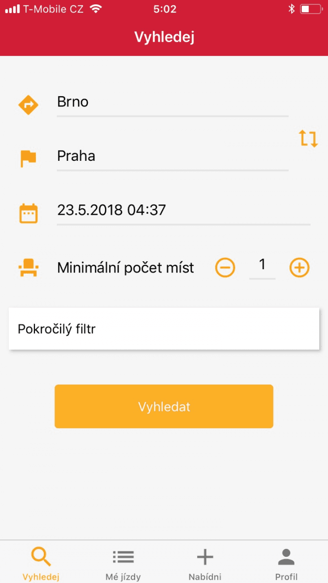 Mobilní a webová aplikace pro spolujízdu s názvem "KB Moje jízda" určená výhradně pro zaměstnance Komerční banky. (22. 5. 2018)