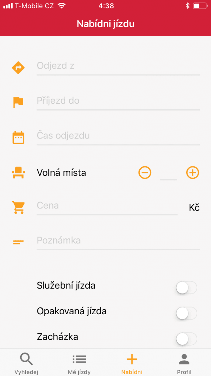 Mobilní a webová aplikace pro spolujízdu s názvem "KB Moje jízda" určená výhradně pro zaměstnance Komerční banky. (22. 5. 2018)