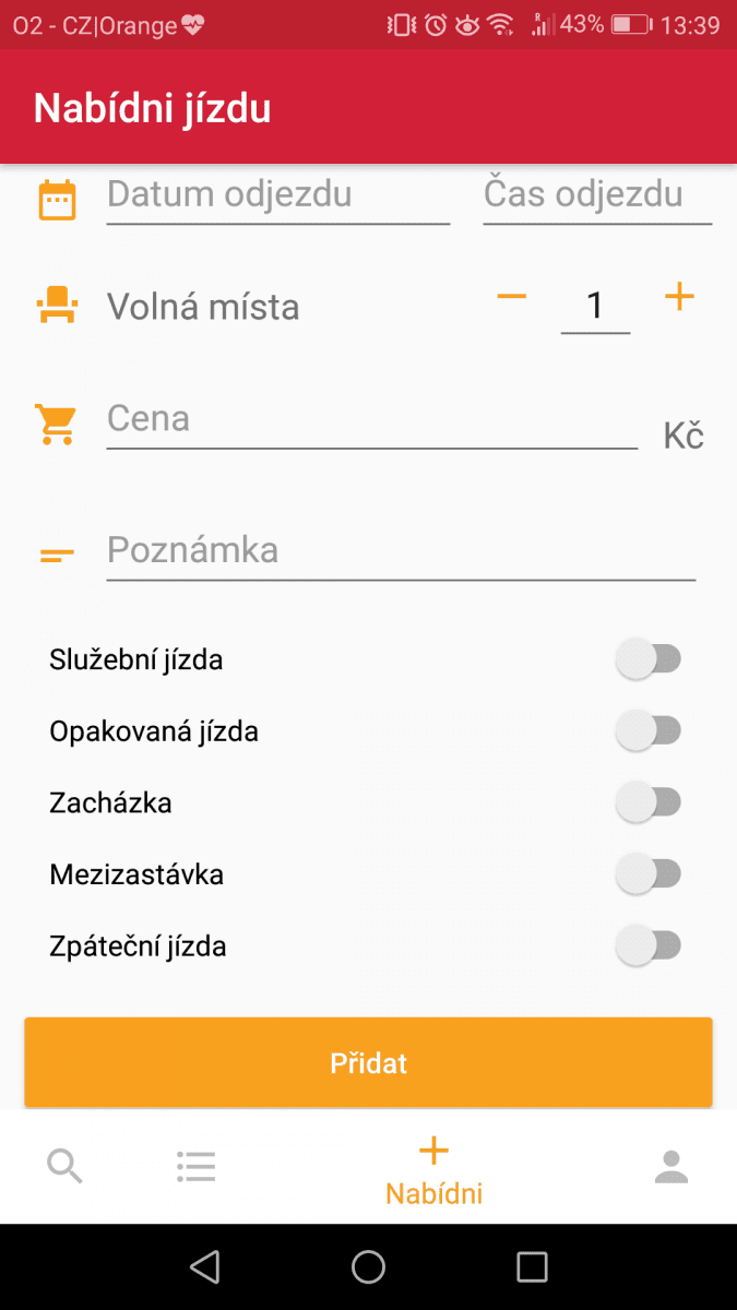 Mobilní a webová aplikace pro spolujízdu s názvem "KB Moje jízda" určená výhradně pro zaměstnance Komerční banky. (22. 5. 2018)