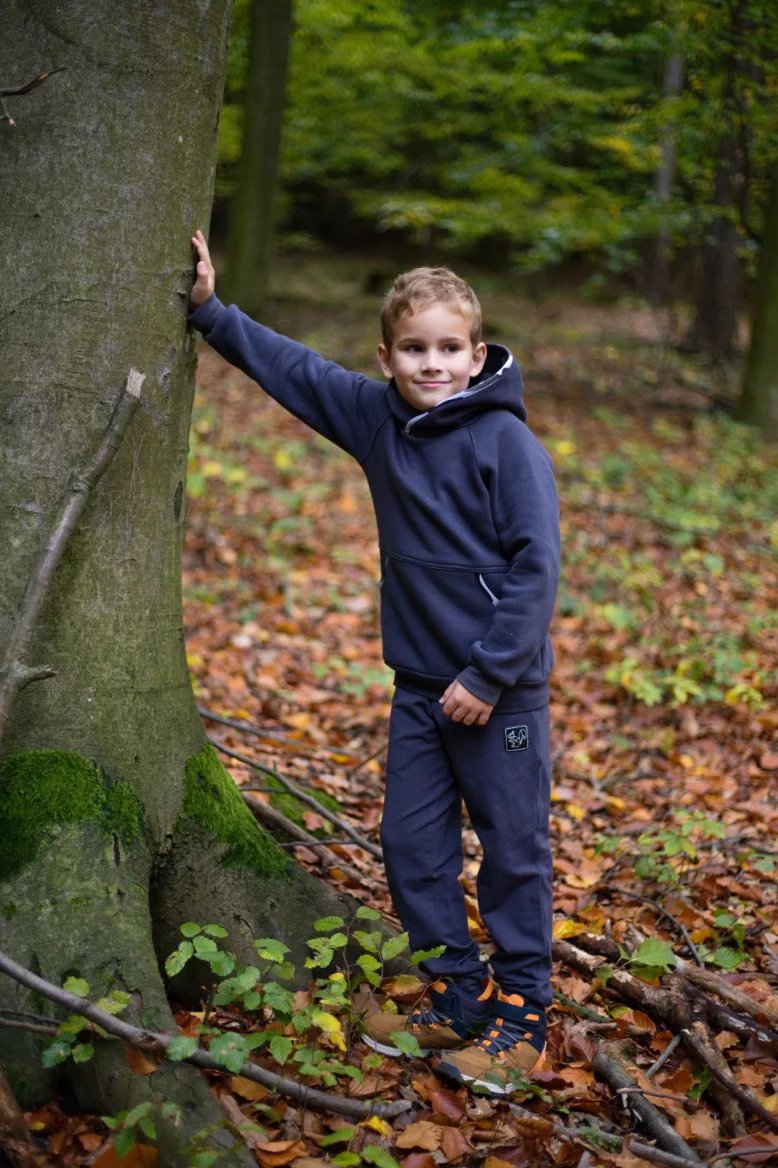 Ukázka mikiny od Veveruchy