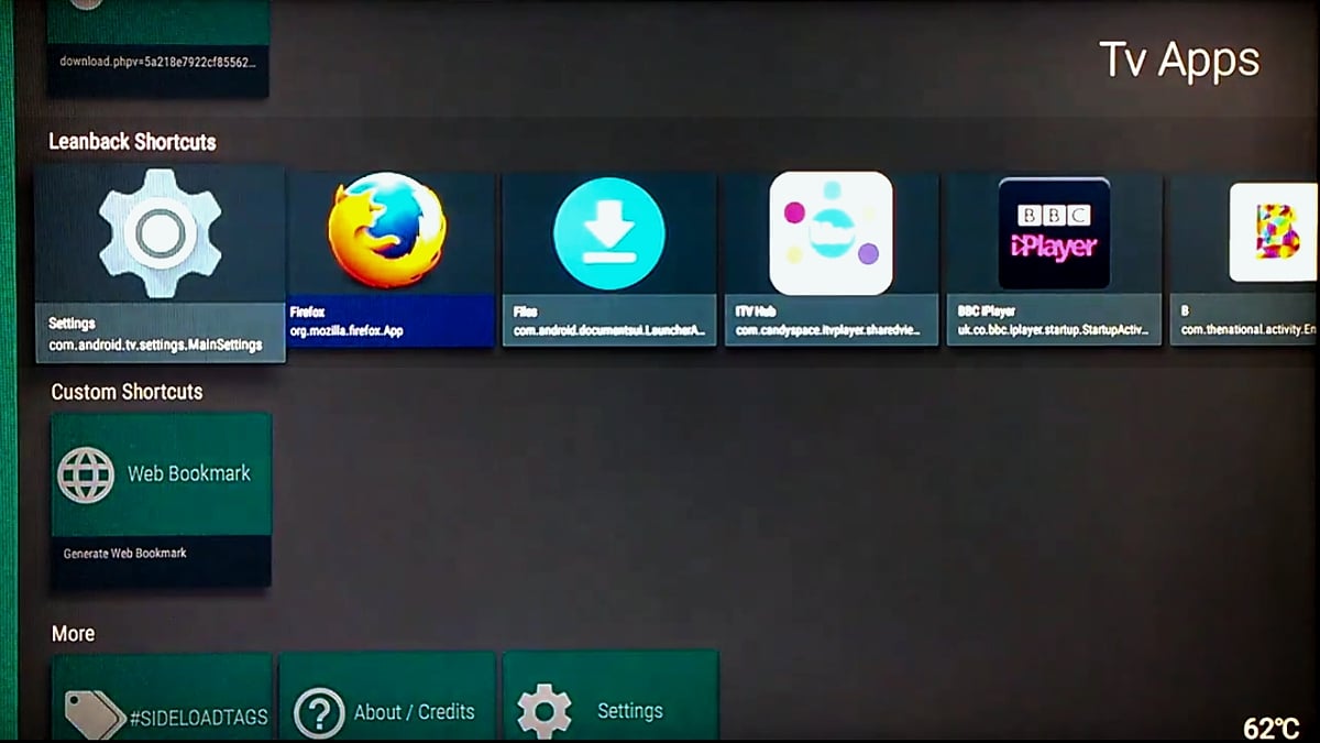 TV Stock Nexus ROM nainstalovaný v M8S Pro L 2/2