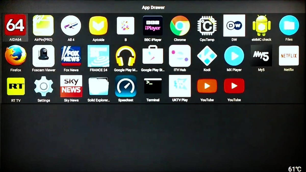 TV Stock Nexus ROM nainstalovaný v M8S Pro L 2/2