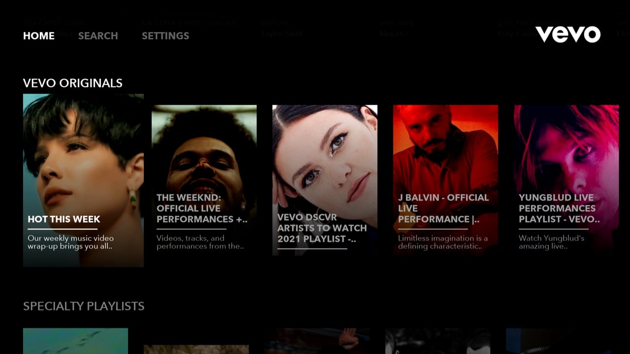 Ukázky britských aplikací Sky Q – VOD videotéky