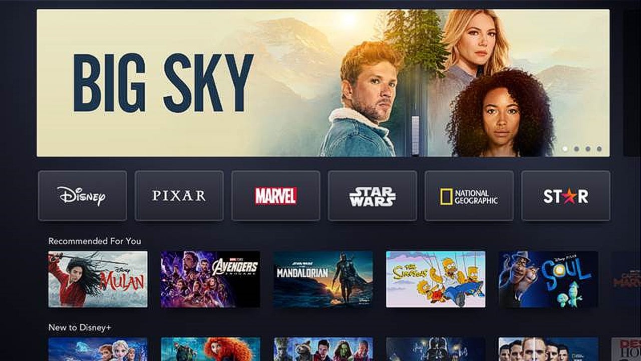Ukázky britských aplikací Sky Q – VOD videotéky