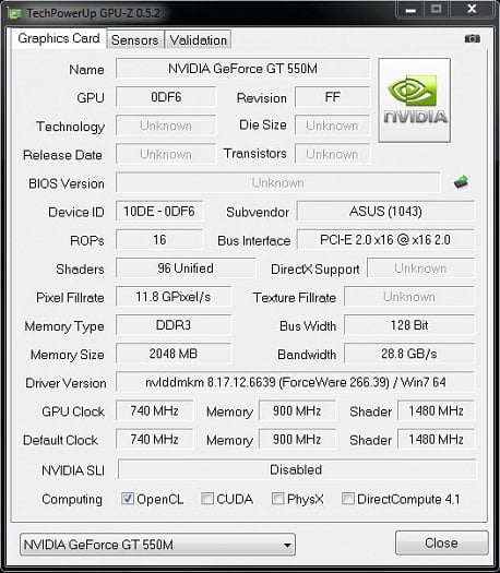 GPU - Z Nvidia