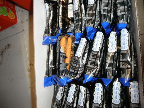 Stopy hlodavců odhalené při kontrolách prodejen