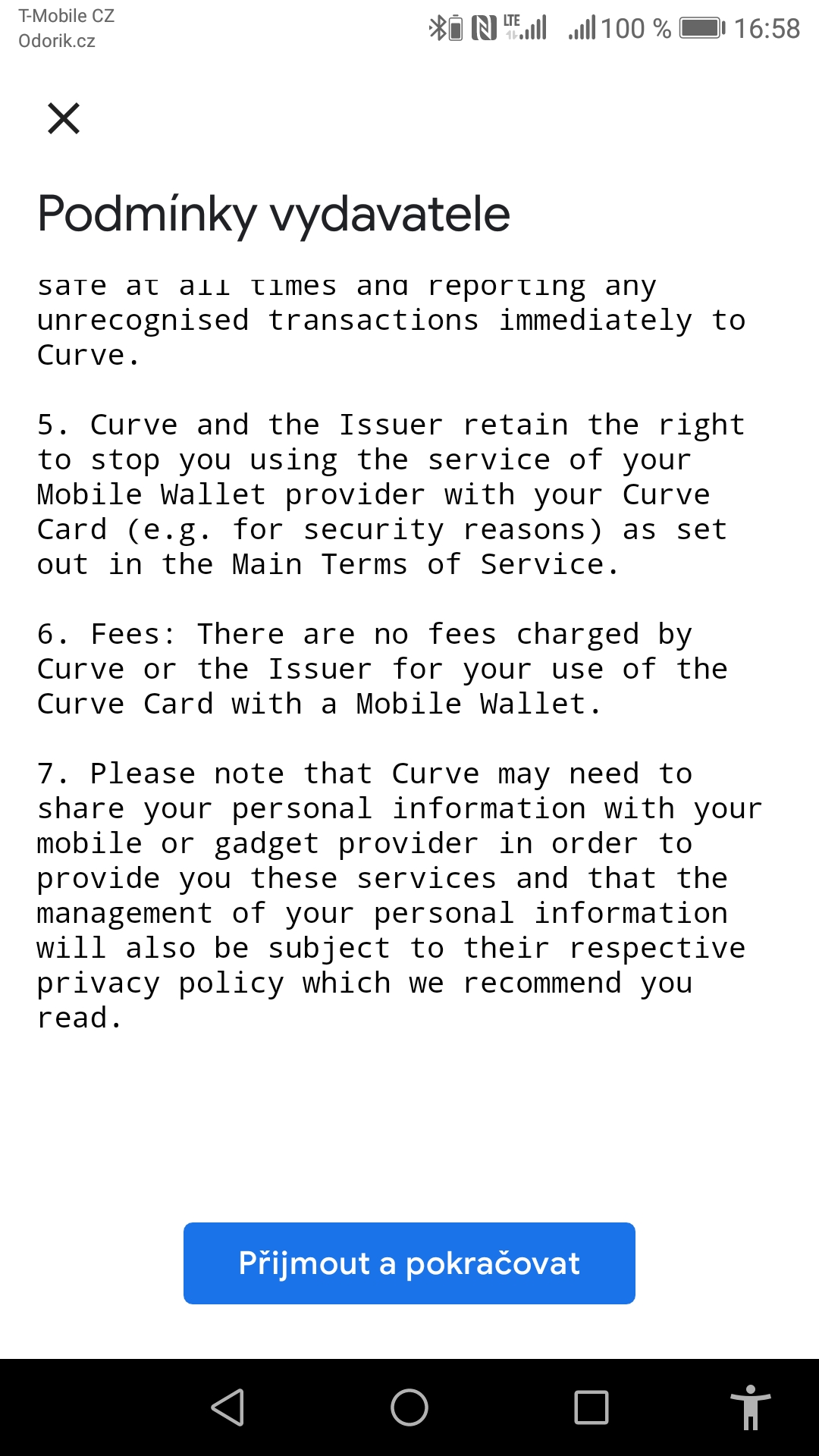 Platební karta britského startupu Curve 1 LTD. od úterý 5. 11. 2019 podporuje službu Google Pay.