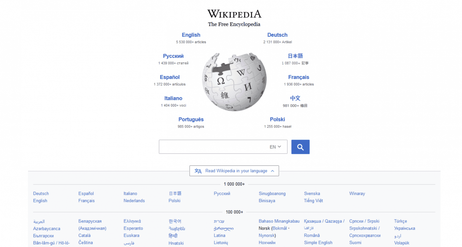 Jazykové verze Wikipedie. Češi patří k velmi aktivním tvůrcům.