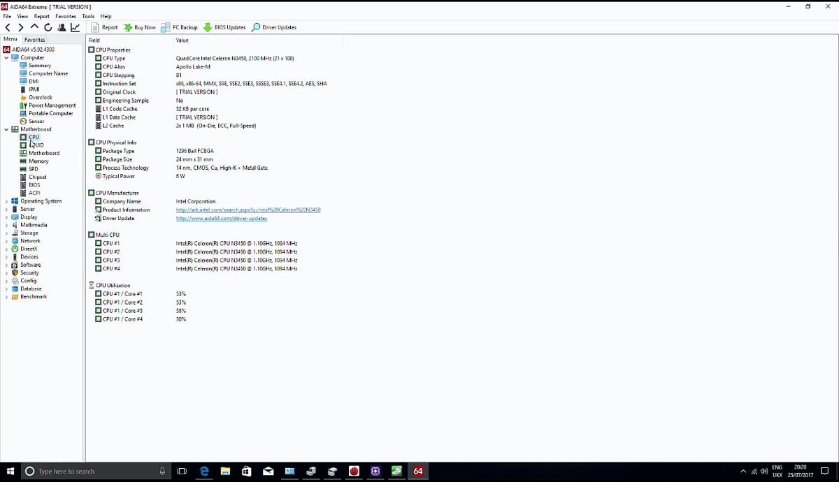 Software AIDA 64 Extreme