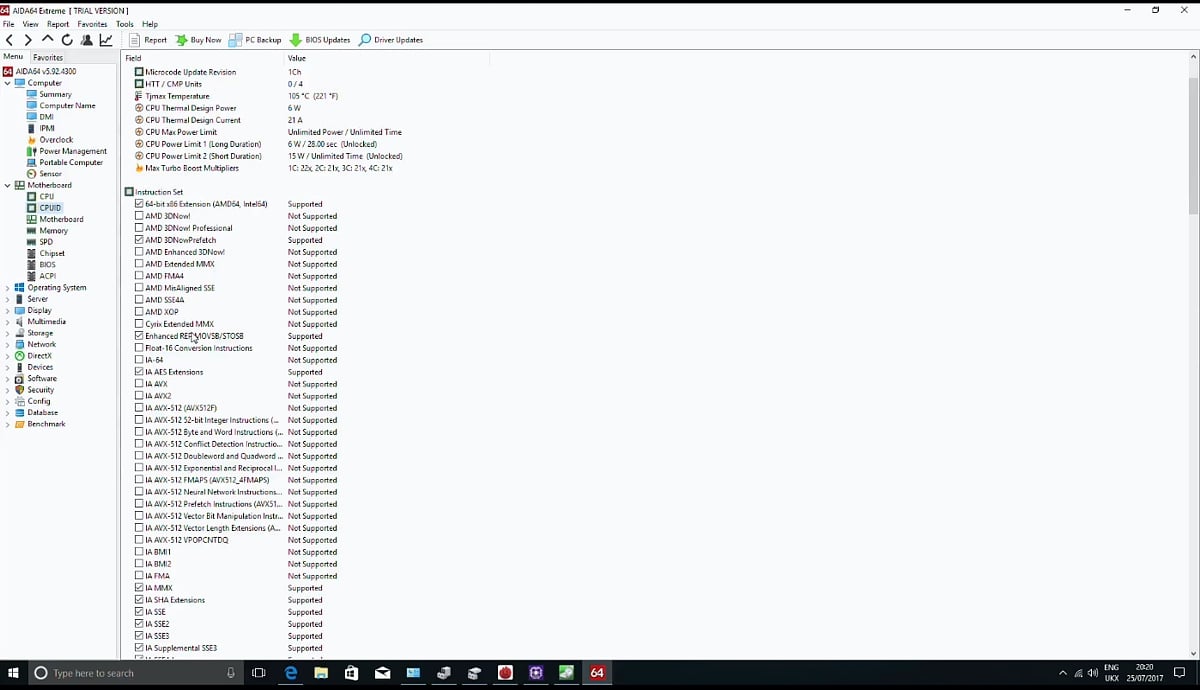 Software AIDA 64 Extreme