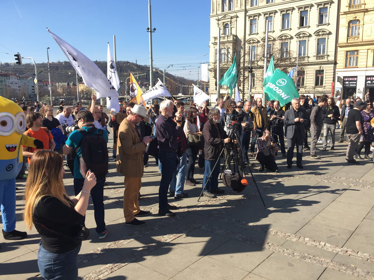 Demonstrace proti článkům 11 a 13 (Praha, 23. března 2019)