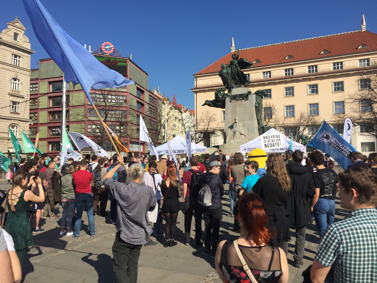 Demonstrace proti článkům 11 a 13 (Praha, 23. března 2019)