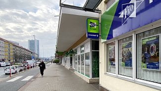 Pobočka Fio banky v Praze na Pankráci (24. 4. 2022)