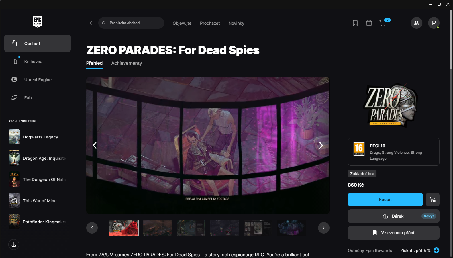 Launcher Epic Games Store ve Windows 11