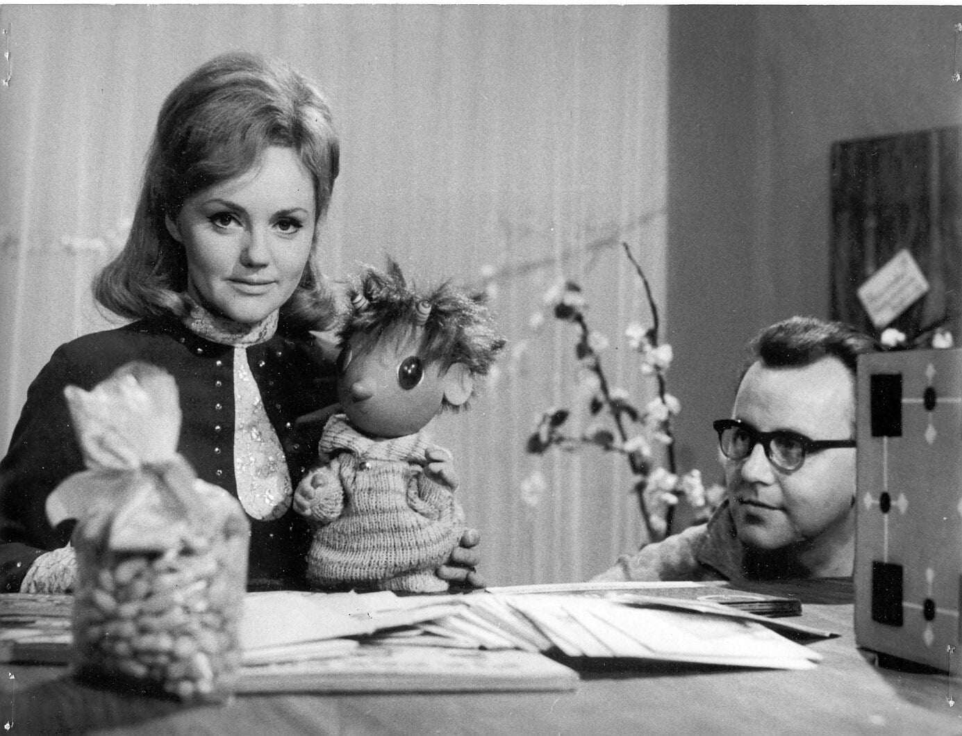 Štěpánka Haničincová, čertík Bertík a Anton loutkář