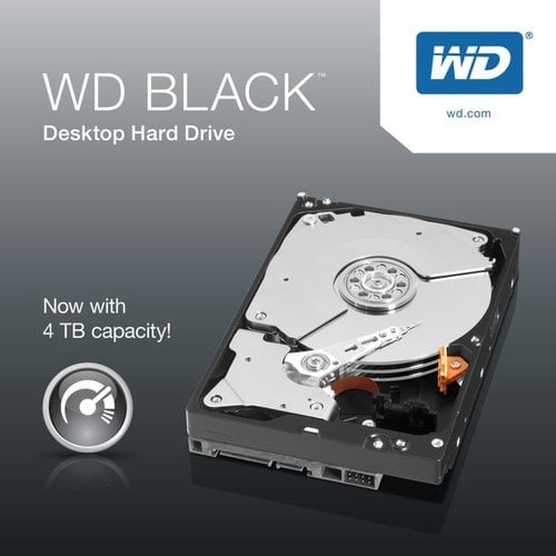 4TB pevný disk WD Black