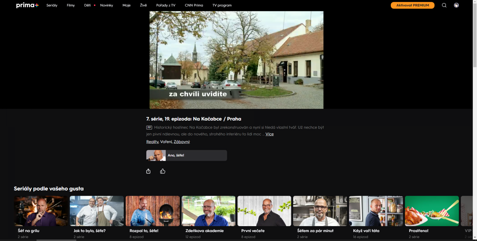 Ano, šéfe! na Prima+