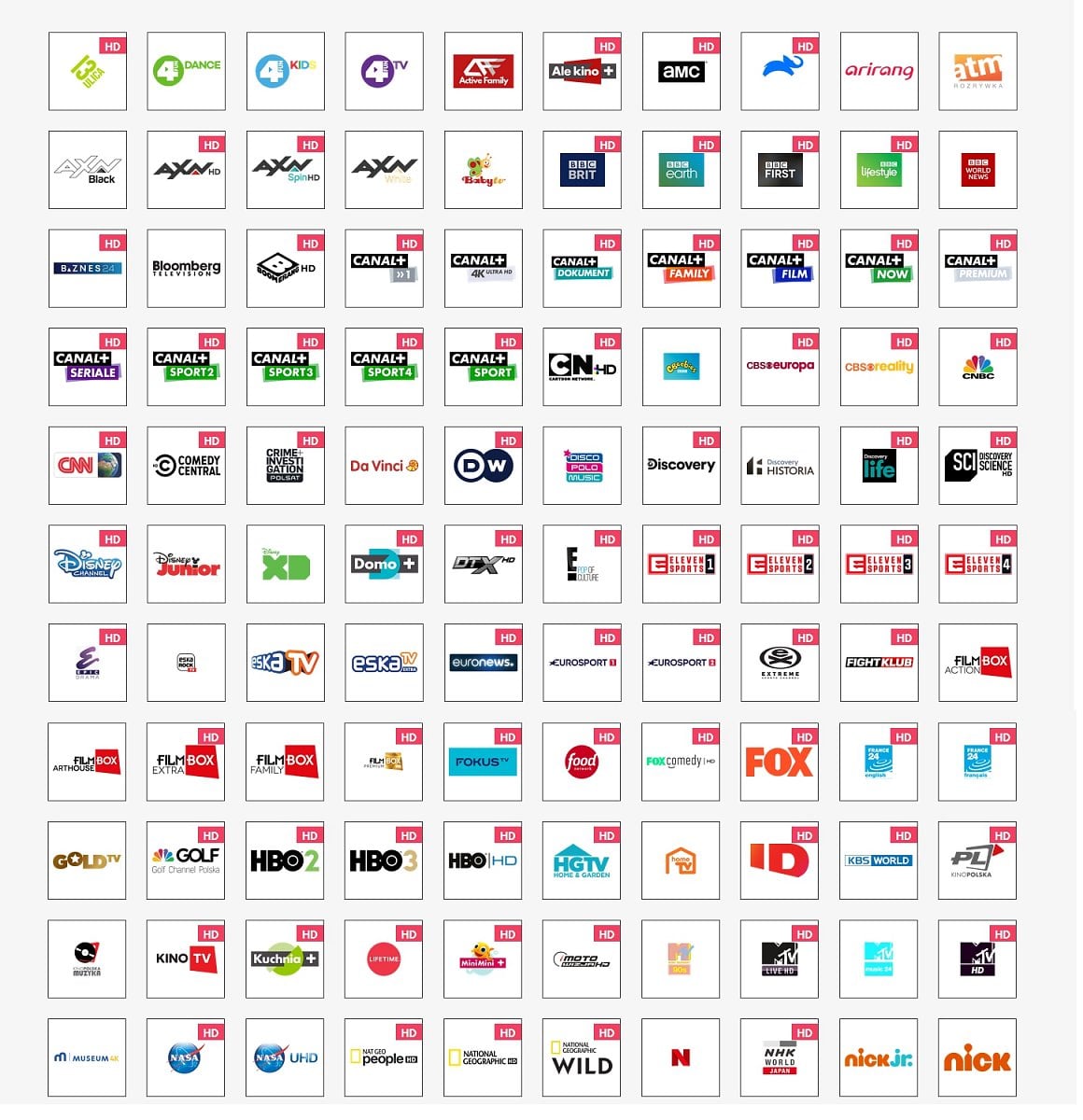 Nabídka Canal+ Polsko