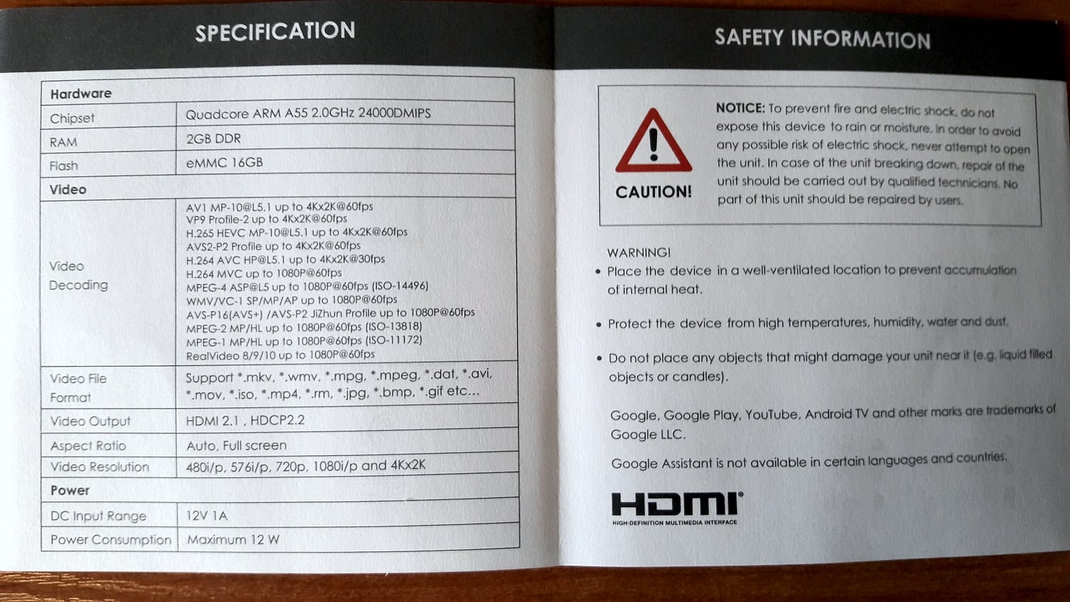 Rozbalení přístroje Homatics Box R
