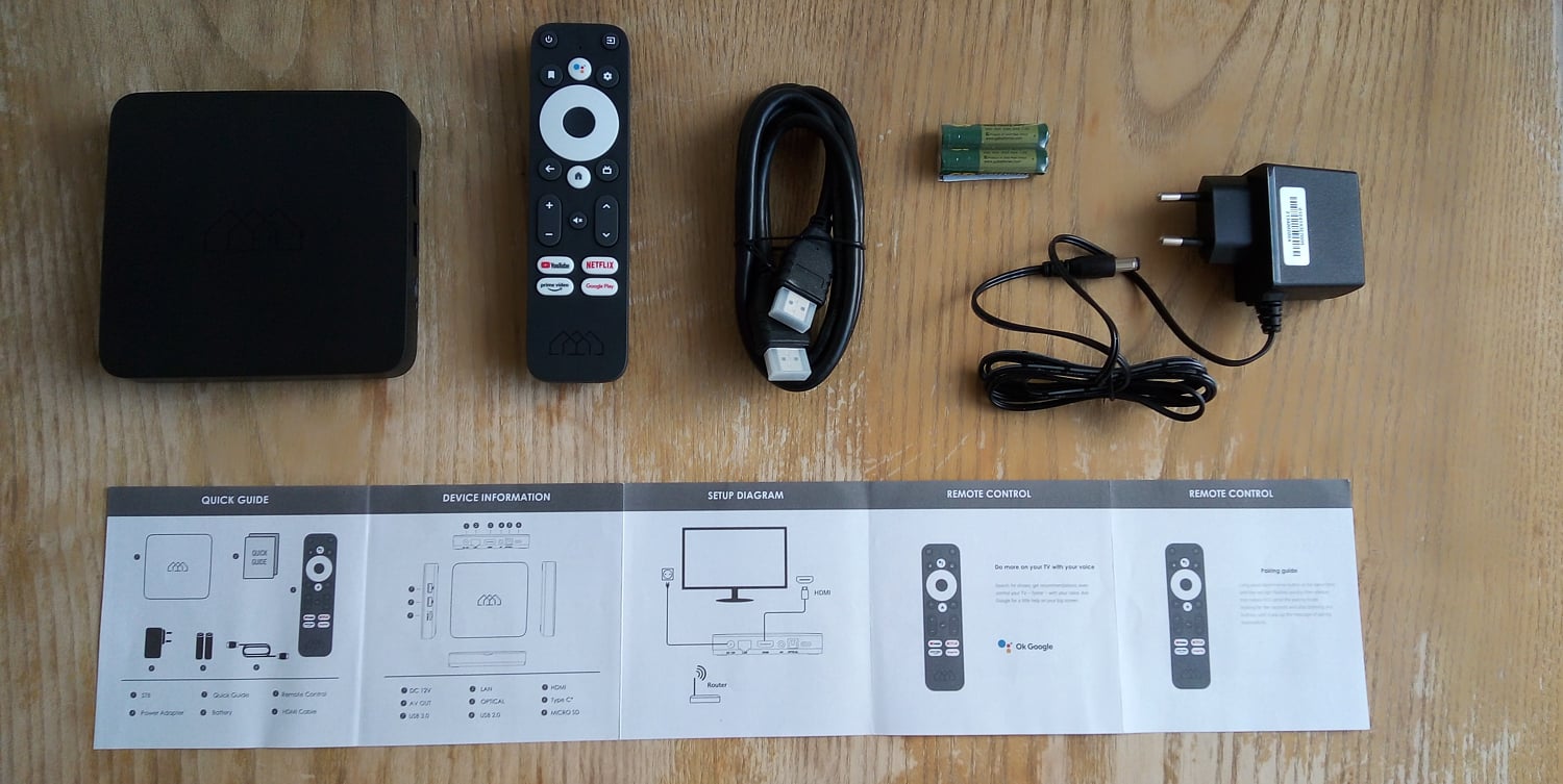 Rozbalení přístroje Homatics Box R