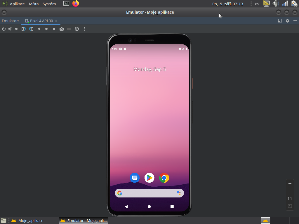 Android Studio v Linuxu