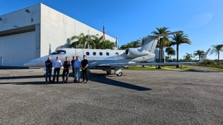 Elio Jet si na Floridě převzal nový letoun