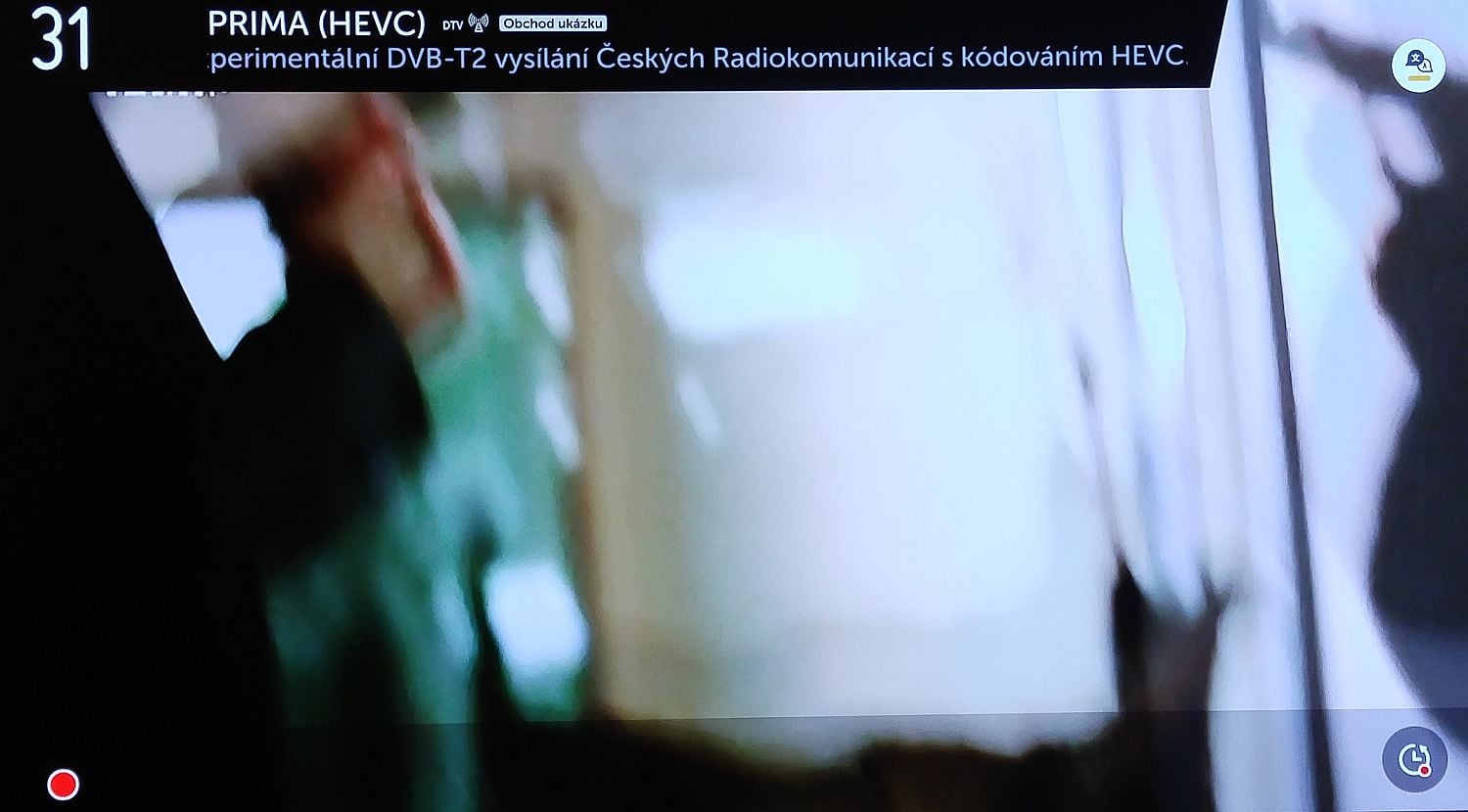 LG Signature OLED - test DVB-T2 HEVC, ČRa