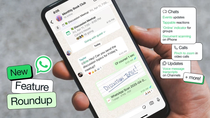 Autor: WhatsApp blog WhatsApp - představení nových funkcionalit