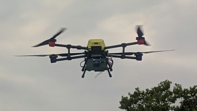 Dron firmy Fly4Future a ČVUT
