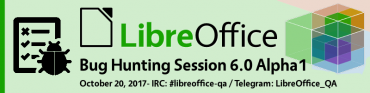 LibreOffice 6.0 Alpha 1 Bug Hunting Session