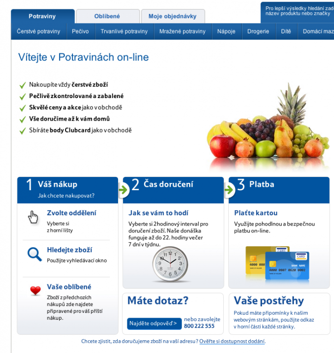Tesco e-shop