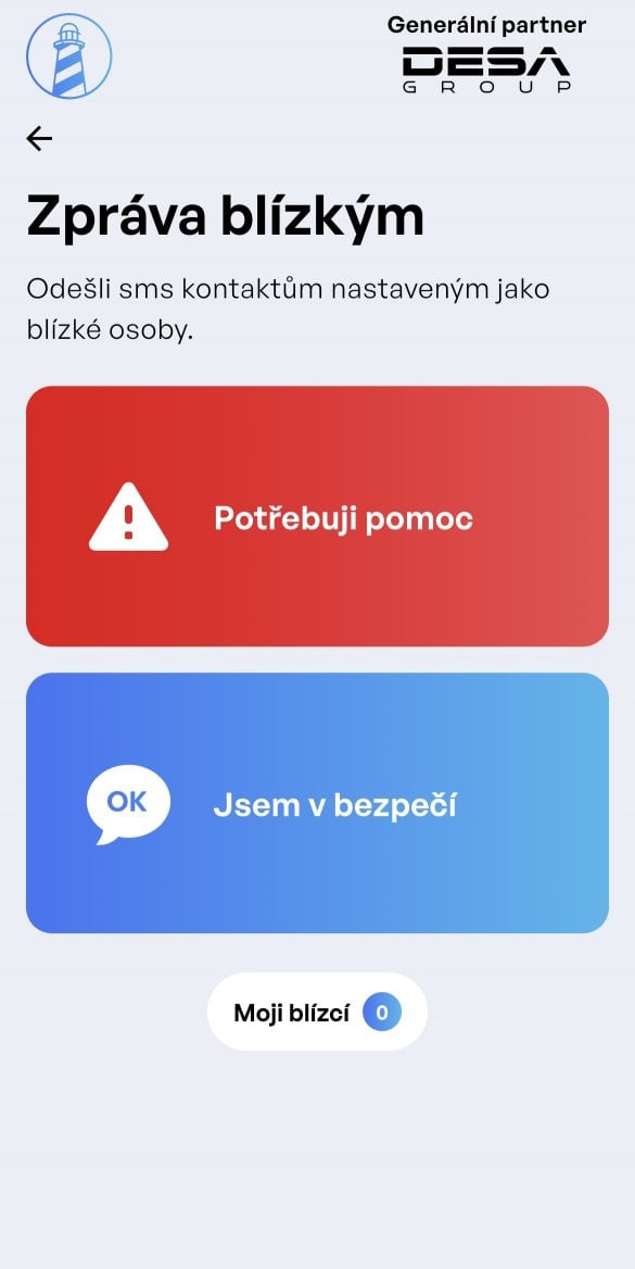 Aplikace Maják pomáhá lidem v krizových situacích