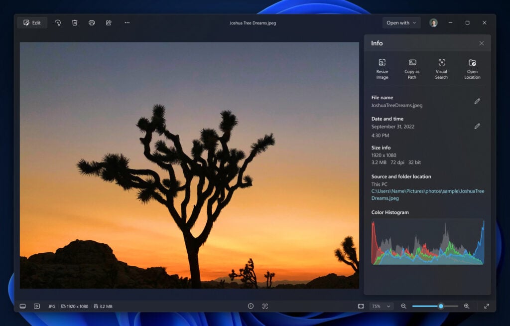 Windows 11 dostanou novou aplikaci Fotografie