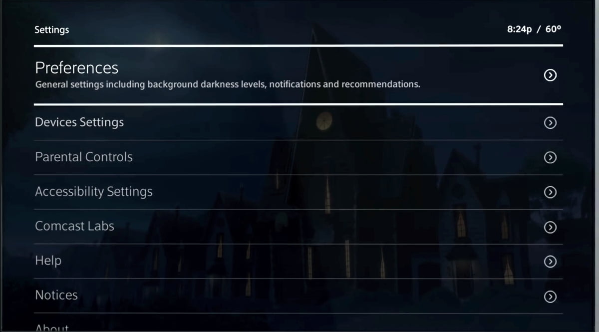 Nastavení Xfinity boxu