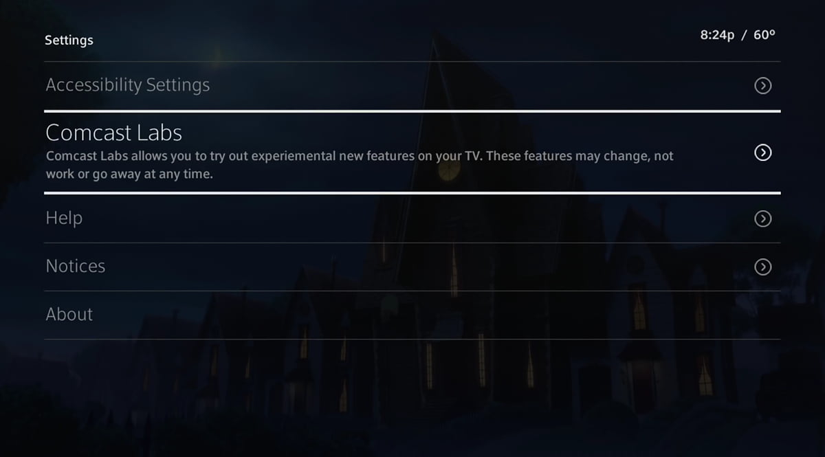 Nastavení Xfinity boxu